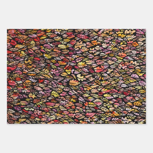 紅葉 ラッピングペーパーシート (正面)