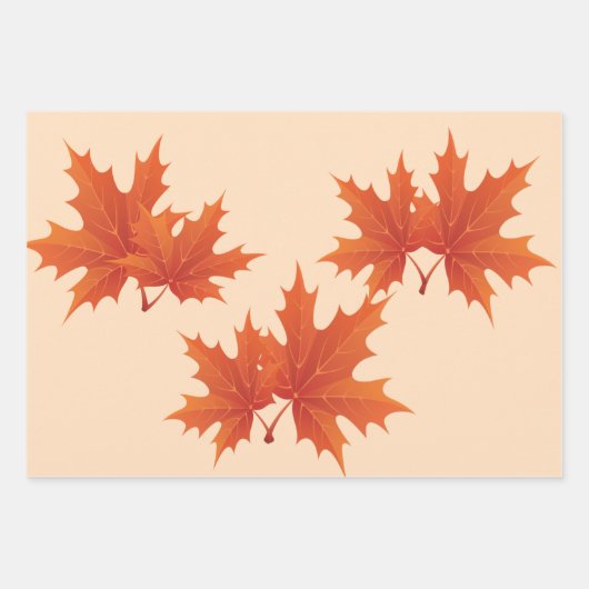 紅葉 ラッピングペーパーシート (正面)