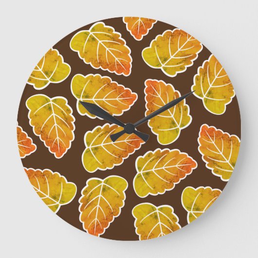 紅葉 ラージ壁時計 (正面)