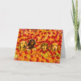 紅葉&リトルドキシカード カード