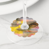 紅葉 ワイングラスタグ (クローズアップ)