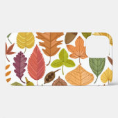 紅葉:ヴィンテージの白の背景。 Case-Mate iPhoneケース (裏面 (横))