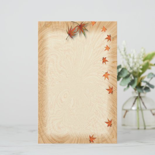 紅葉 便箋 (スタンド正面)