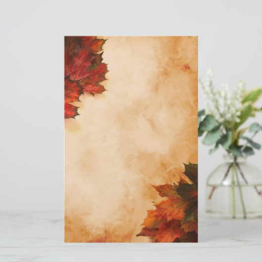 紅葉 便箋 (スタンド正面)