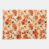 紅葉 – 優しい秋エレガンス キッチンタオル (横)
