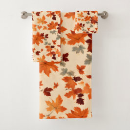 紅葉 – 優しい秋エレガンス バスタオルセット
