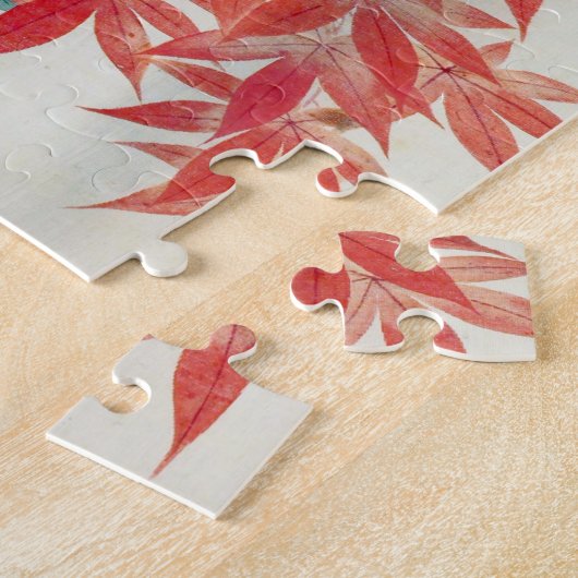 紅葉,其一カエデ日本のリ,キイツ ジグソーパズル (側面)
