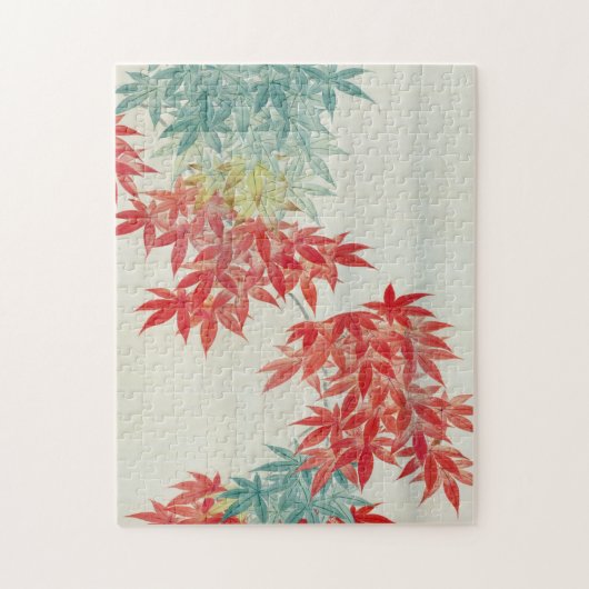 紅葉,其一カエデ日本のリ,キイツ ジグソーパズル (縦)