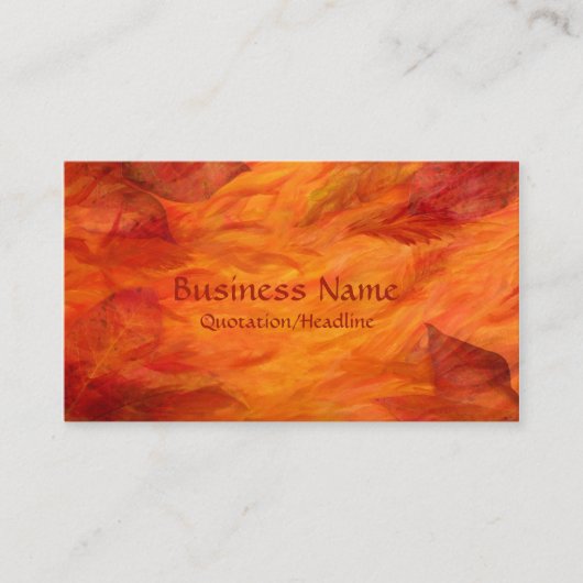 「紅葉」名刺 名刺 (正面)