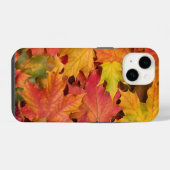 紅葉 名前またはテキストのカスタマイズ iPhoneケース (裏面横)