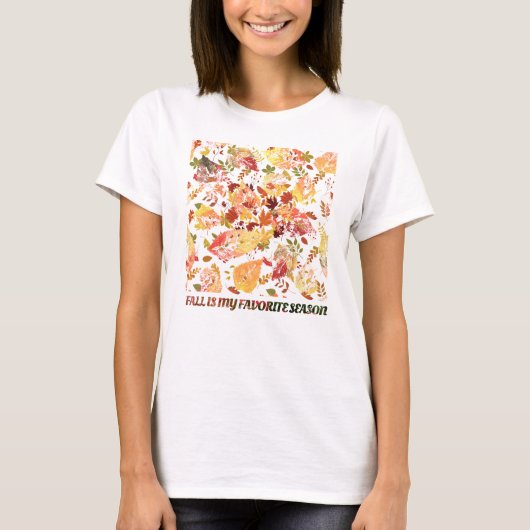 紅葉:季節のグラフィックティー Tシャツ (正面)