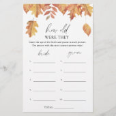 紅葉 – 彼らは何歳だったブライダル (正面)