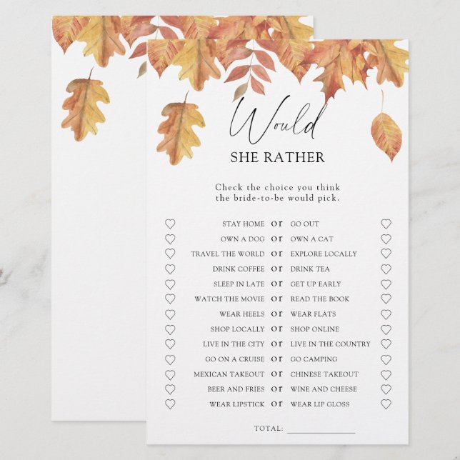 紅葉 – 彼女はむしろブライダルシャワーゲーム (正面/裏面)