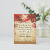 紅葉:感謝祭招待状 招待状 (スタンド正面)