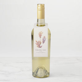 紅葉 感謝祭 サンクス ワイン ボトルネックタグ