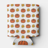 紅葉:手書きパンプキンパターン 缶クーラー (裏面)