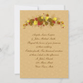 紅葉 招待状 (正面)