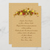 紅葉 招待状 (正面/裏面)