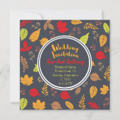 紅葉 招待状 (正面)