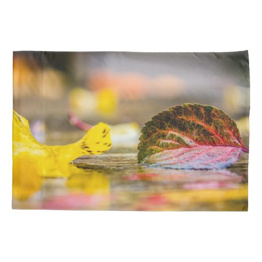 紅葉 枕カバー (裏面)