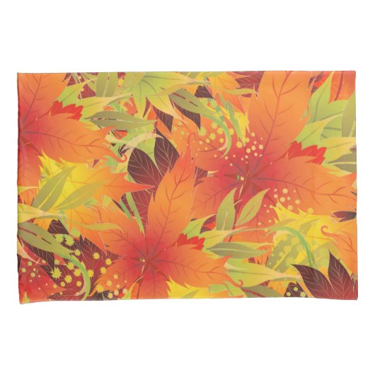 紅葉 枕カバー (正面右)
