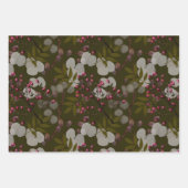 紅葉、果実および葉 ラッピングペーパーシート (正面2)