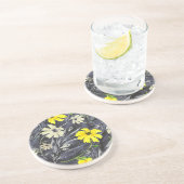 紅葉、果実：水彩パターン。 コースター (側面)