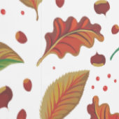 紅葉、栗、ヘーゼルナッツ、ベリーの秋 壁紙 (縫い目)