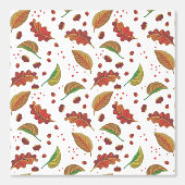 紅葉、栗、ヘーゼルナッツ、ベリーの秋 壁紙 (正面)