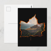 紅葉 森 山 ポストカード (正面/裏面)