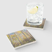 紅葉《植物》アスペンツリー5 ストーンコースター (横)