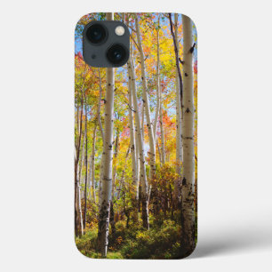 紅葉《植物》アスペンツリー5 iPhone 13ケース