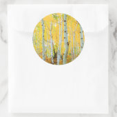 紅葉《植物》アスペン木1 ラウンドシール (バッグ)