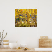 紅葉《植物》アスペン木3 ポスター (キッチン)