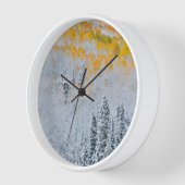 紅葉《植物》アスペン |コロラド州，ロッキー山脈 壁時計 (傾斜)