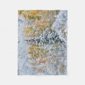 紅葉《植物》アスペン&スノーキーブラー峠 フリースブランケット (正面)