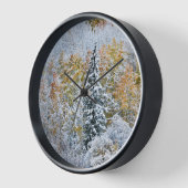 紅葉《植物》アスペン&スノーキーブラー峠 壁時計 (傾斜)