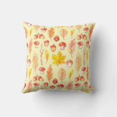 紅葉：水彩レトロ壁紙 クッション (裏面)