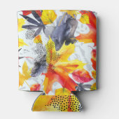 紅葉：水彩秋パターン 缶クーラー (裏面)