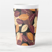 紅葉（濃） カフェラテマグ (正面)