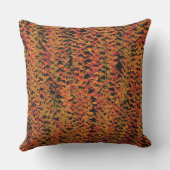 紅葉　秋の色彩　落葉　アート アウトドアクッション (裏面)