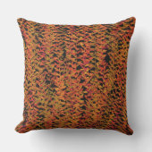 紅葉　秋の色彩　落葉　アート アウトドアクッション (正面)