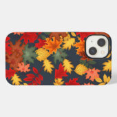 紅葉 秋の葉っぱ カー iphone 13 カバー (裏面横)