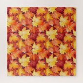 紅葉、紅葉、カラフル離れ ジグソーパズル (横)