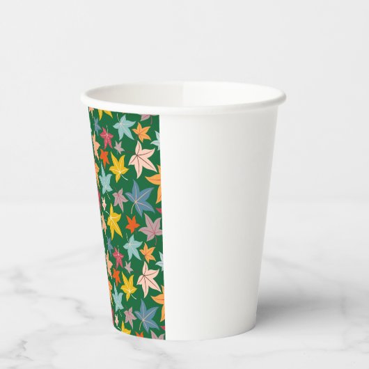紅葉 紙コップ (左)