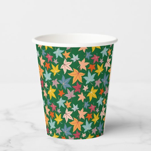 紅葉 紙コップ (正面)