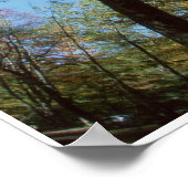 紅葉-素晴らしスモーク山脈 – 木 ポスター (角)