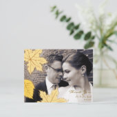 紅葉-結婚のサンキューカード サンキューカード (スタンド正面)