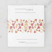 紅葉-結婚の座席表 プレイスカード (外部開封)