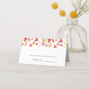 紅葉-結婚の座席表 プレイスカード